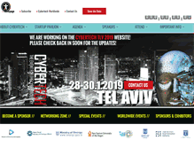Tablet Screenshot of cybertechisrael.com